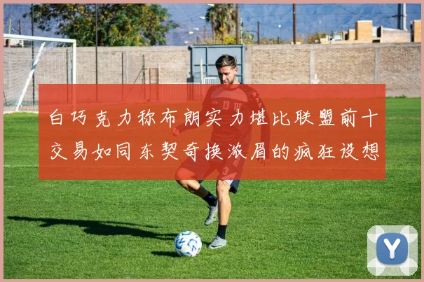 白巧克力称布朗实力堪比联盟前十交易如同东契奇换浓眉的疯狂设想